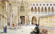  ?? ?? THE DOGE’S PALACE, VENICE
A view of Italy by British watercolou­rist Walter Tyndale