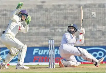  ?? BCCI ?? Rishabh Pant once again paired up with Cheteshwar Pujara to lead India’s brief fightback in Chennai on Sunday.