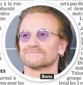  ??  ?? Bono