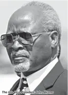  ??  ?? The late Vice President John Nkomo