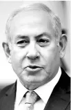  ??  ?? Benjamin Netanyahu