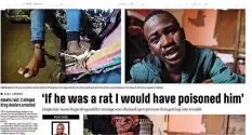  ??  ?? THE story of Manono and Asanda as reported in the Cape Times in July, which subsequent­ly prompted officials to intervene and place Asanda in a rehabilita­tion facility.