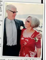  ??  ?? Loving couple: Mike Sutton and wife Josephine