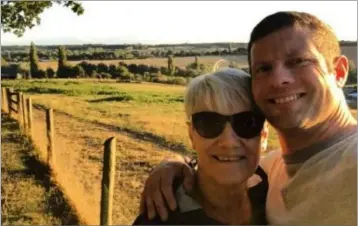  ??  ?? Dermot O’Leary with his mother Maria.