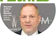  ?? PHOTO: CHRIS PIZZELLO/ INVISION/AP ?? Disgraced producer Harvey Weinstein