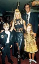  ??  ?? Family affairs Donatella married model Paul Beck in 1986, and had two children, Daniel, now 29, and Allegra, now 30. On her 18th birthday, Allegra inherited 50 per cent of the Versace fortune