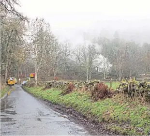  ?? McBean. Picture: Marieke ?? The scene of the fatal fire near Fortingall on Friday.