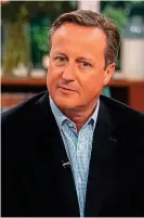  ?? REX ?? ‘Reached out’: Ex-PM Cameron