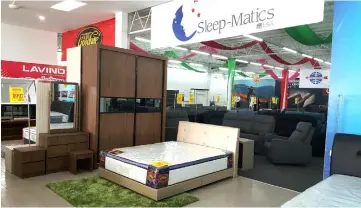  ??  ?? Sleep-Matics is one of over 10 internatio­nal mattress brands carried by Lavino.