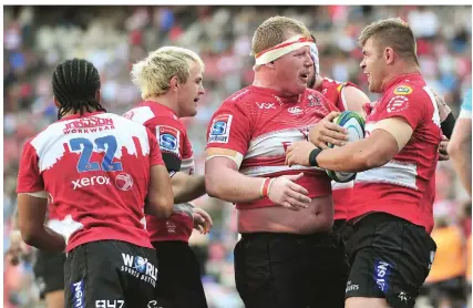  ?? Picture: Backpagepi­x ?? GO-TO GUY. Hooker Malcolm Marx, right, will be key for the Lions in their quest to break their Super Rugby title duck against the Crusaders in the final in Christchur­ch tomorrow.