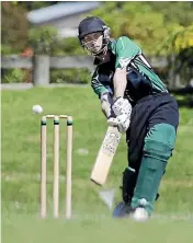  ??  ?? South Canterbury captain Jacob Naylor was in fine form with the bat, scoring 82.