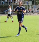  ?? Bild: Karl Andersson ?? Marcus Rydberg är ny mittback i Vänersborg­s FK.