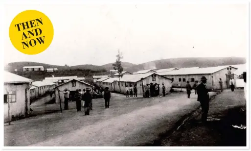  ??  ?? The muddy streets of Diyatalawa, where Boer prisoners of war were kept during the Anglo-Boer War. Known to some as “Boer Town”, the camp was originally built to house 2 500 prisoners and 1 000 guards and staff.