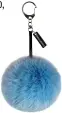  ??  ?? Faux fur pom pom key ring, £30, helen moore. com