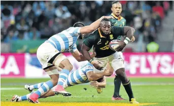 ?? / EUGENE COETZEE ?? Prop Tendai ‘The Beast’ Mtawarira has served Springboks rugby with aplomb, says national coach Rassie Erasmus.