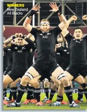  ??  ?? training and even players’ footage in their houses. It charts the relationsh­ips that make the National Football League tick.
Follows arguably the most dominant team in any sport during their 2018 rugby union campaign and explores how such a tiny nation is able to produce some of the world’s greatest athletes.
MARADONA IN MEXICO
WINNERS New Zealand All Blacks