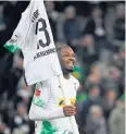  ?? AFP ?? Gladbach’s Marcus Thuram.