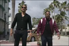  ?? BEN ROTHSTEIN/COLUMBIA PICTURES-SONY ?? This image released by Sony Pictures shows Martin Lawrence (right) and Will Smith (left) in a scene from “Bad Boys for Life.”