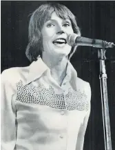  ?? ERIN COMBS ?? Helen Reddy circa 1974.