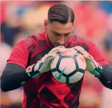  ?? LAPRESSE ?? Gigi Donnarumma, 19 anni, conta 124 presenze col Milan