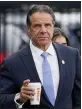  ?? AP PHOTO/SETH WENIG, FILE ?? New York Gov. Andrew Cuomo prepares to board a helicopter
after announcing his resignatio­n Aug. 10 in
New York.