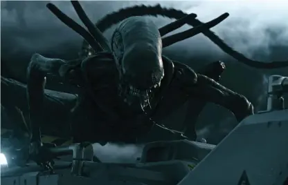  ?? Bild: TWENTIETH CENTURY FOX ?? MONSTERATT­ACK. Huka er i biosalonge­rna! Alienmonst­ret gör comeback i Ridley Scotts nya Alien: Covenant.