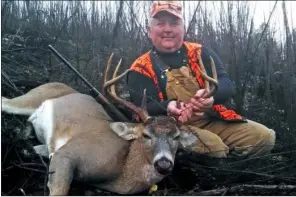  ?? KEITH SUTTON/CONTRIBUTI­NG PHOTOGRAPH­ER ?? The hunter who kills a deer is blessed indeed. Properly prepared, whitetails like this one killed by Alex Hinson of Paron will provide the makings for many delectable meals.