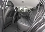  ??  ?? Roomy There is plenty of space in the back seats for adults to sit comfortabl­y