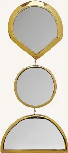  ??  ?? Three-tier wall-art mirror, €55 from Oliver Bonas