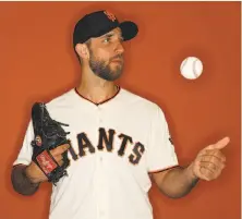  ?? Patrick Smith / Getty Images ?? The Giants’ Madison Bumgarner could once again be the kind of ace who counters Dodgers’ ace Clayton Kershaw.