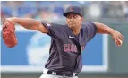  ?? COLIN E. BRALEY/AP ?? This offseason, Guardians reliever Anthony Gose worked on his slider to have a pitch that would complement his high-90s fastball.