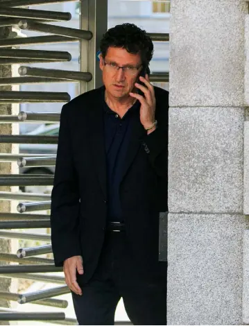  ??  ?? BIG CALL TO MAKE: Green Party leader Eamon Ryan TD at Leinster House last Thursday