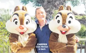  ??  ?? CHIPPER Dale Winton is back