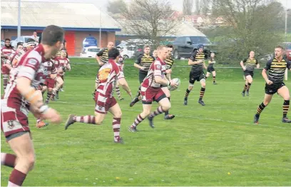  ??  ?? ●●Action from Rochdale’s game against Northwich