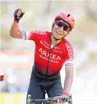  ?? EFE ?? Nairo Quintana es el ciclista más ganador en la historia de Colombia. El Tour es su máximo sueño.