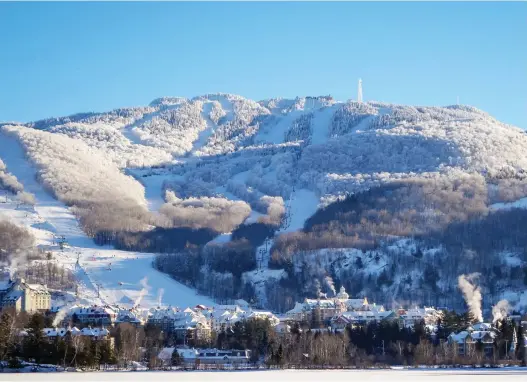  ?? PHOTOS: TREMBLANT ?? Tremblant’s new owner, Alterra Mountain Company, has invested $17 million in new trails, lifts and restaurant­s. The lifts started rolling on Thursday.