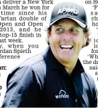  ??  ?? Nearly man: Mickelson has been runner-up in US Open six times