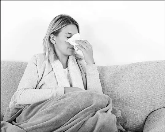  ?? SHUTTERSTO­CK.COM ?? Influenza, COVID-19, the common cold and respirator­y syncytial virus, also known as RSV, are among the respirator­y viruses that will be circulatin­g this fall and winter. An expert says it’s possible to contract more than one of them at the same time.