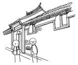  ??  ?? Before building a house, the owner (left) invites a geomancer to give advice on the orientatio­n and shape of the house and an auspicious date for constructi­on. Geomancy is a mysterious art with a long history in China and a certain scientific basis.