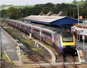  ??  ?? Campaigner­s are hoping to reinstate enough rail track to open up a line between Carmarthen and Bangor.
