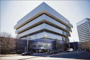  ?? Hearst Connecticu­t Media file photo ?? Purdue Pharma is headquarte­red at 201 Tresser Blvd. in downtown Stamford.