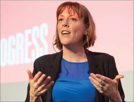  ??  ?? Jess Phillips will stand as a candidate in the Labour leadership battle in the wake of party’s abysmal showing in December’s election