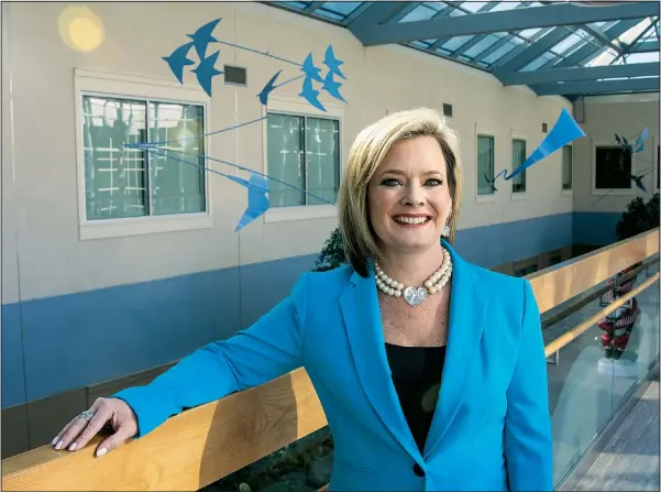  ??  ?? “I want to give children what I wished I had as a child in the health care system. I want to give them access to a world-class, child-focused, statewide health system with people trained to care for children and their families.”
(Arkansas Democrat-Gazette/Cary Jenkins)