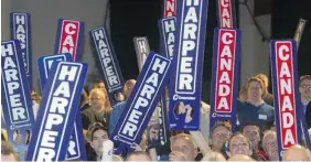  ?? TED RHODES/Postmedia News file photo ?? Tories gathering in Calgary for this week’s Conservati­ve convention are hoping Prime Minister Stephen Harper can repair the damage caused by the Senate scandal.