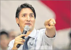  ?? FILE PHOTO ?? Prime Minister Justin Trudeau
