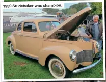  ?? ?? 1939 Studebaker was champion.