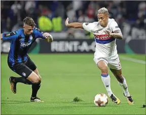  ??  ?? Mariano Diaz, ici lors du précédent match de Ligue Europa contre Bergame.