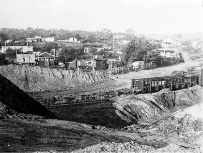  ?? ?? Residents of Greenbank, like Bill Mont, went without water, plumbing or power, and did not own the buildings in which they lived.