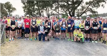  ??  ?? Over 300 participan­ts took to the roads last Sunday to test their endurance in the Hallora marathon, which raises money for the Peter Mac Foundation.
