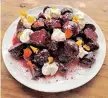  ?? ?? ROAST beetroot and goat’s cheese salad.